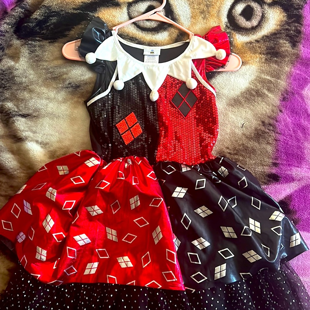 Red and black costumes